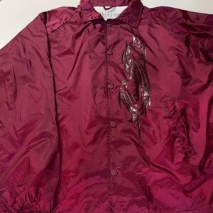 Men's Maroon Slipknot‎ Coach Jacket